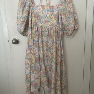 Joe Fresh x Jillian Harris Pastel Floral Dress Size M NWT
